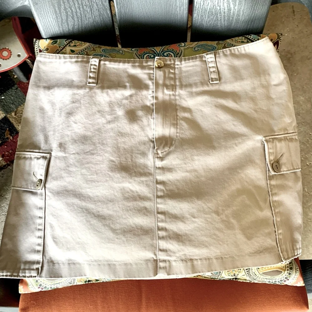 ☄️JCREW Y2K Cargo Mini Skirt - Picture 4 of 6